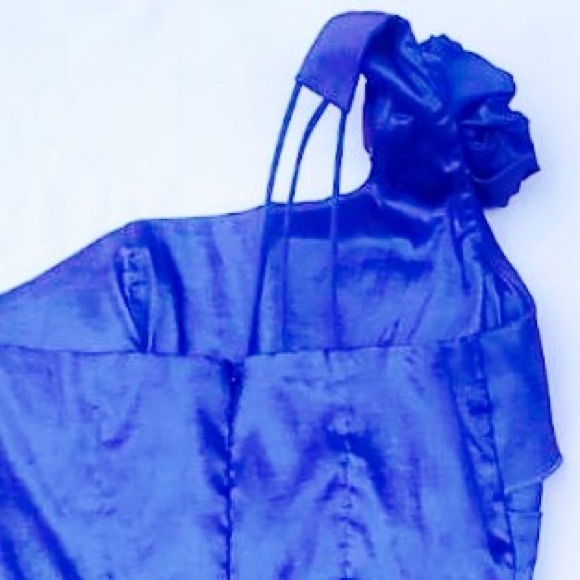 EUC Poetry Shimmer Rose One-strap Mini Dress - Picture 6 of 7